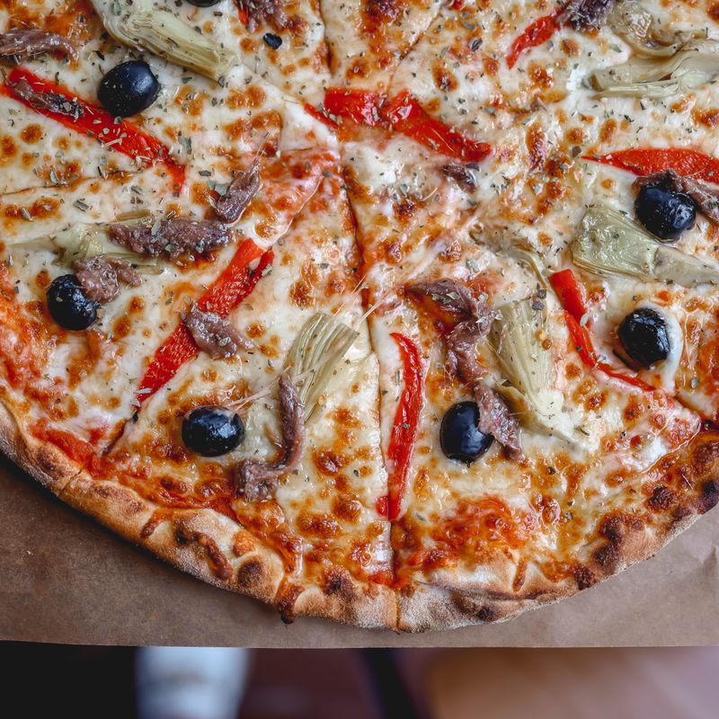 Greek Saganaki-Topped Pizza