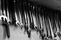 Wrenches in Black and White