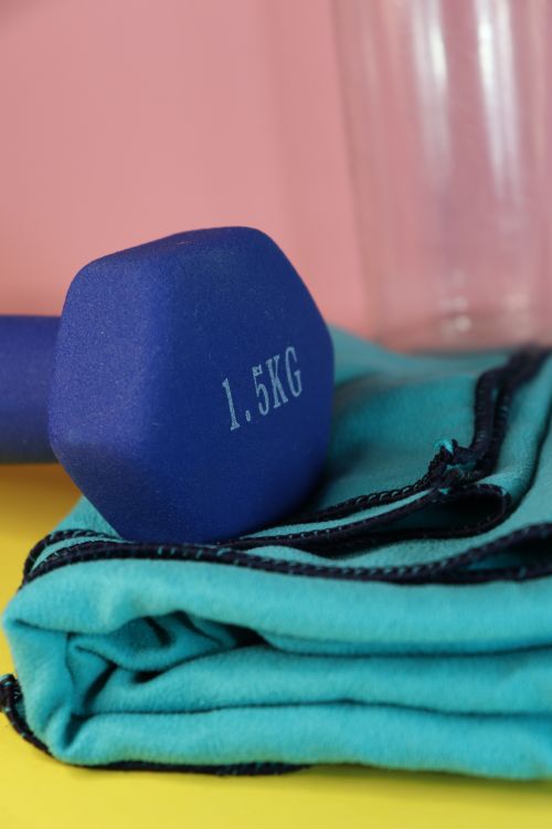 Free stock photo of cuteness, dumbbell, fitness Stock Photo