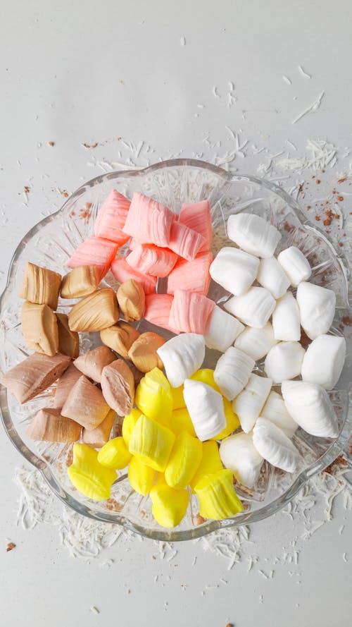 Colorful Candies on Plate