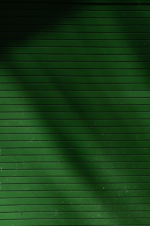 Green Metal Plate Wall