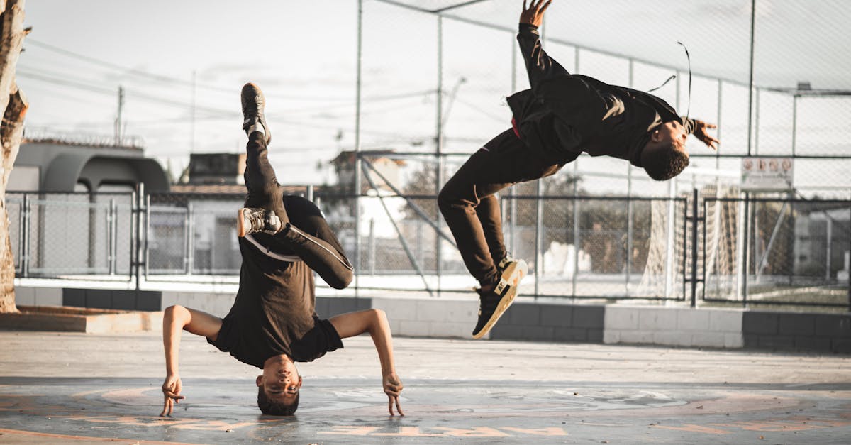 Men in Black Clothes Breakdancing ยท Free Stock Photo