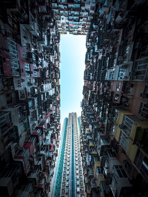 apartman binası, Hong Kong içeren Ücretsiz stok fotoğraf