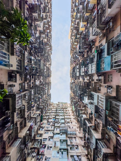 apartman binası, Hong Kong içeren Ücretsiz stok fotoğraf