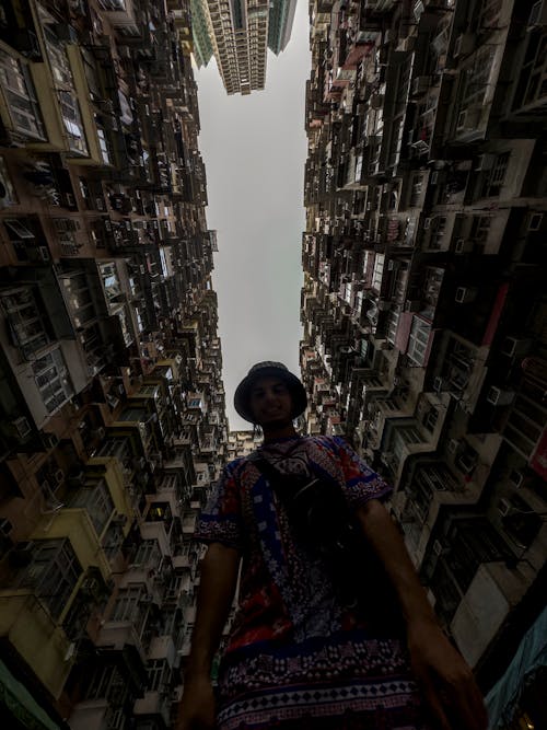 Hong Kong, kara melek içeren Ücretsiz stok fotoğraf