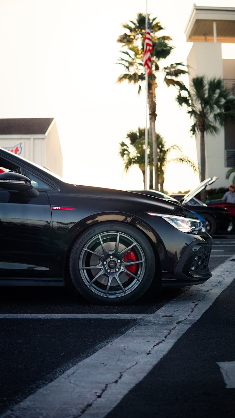 Audi RS 3 On The Street In City 