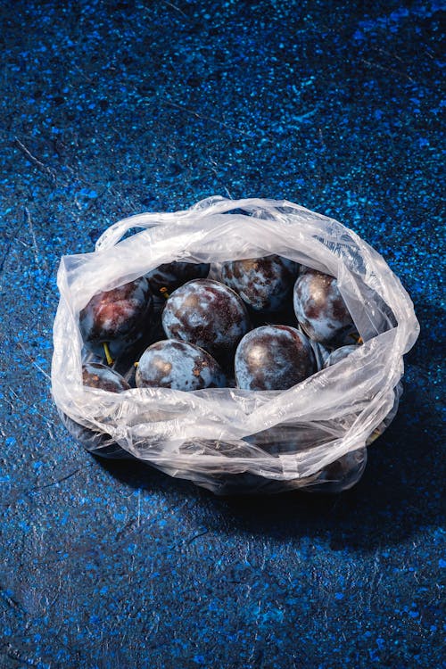 Plums in a Plastic Bag 
