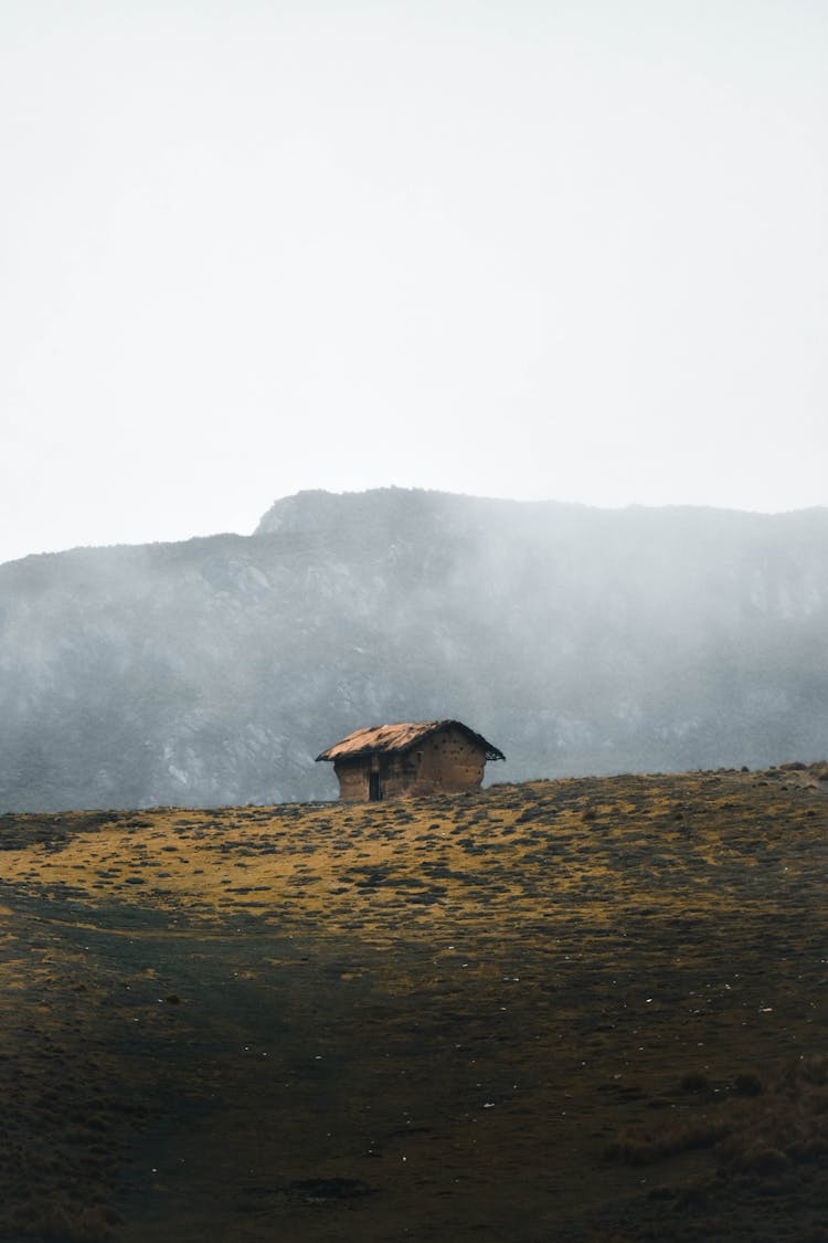 Hut In Mountains