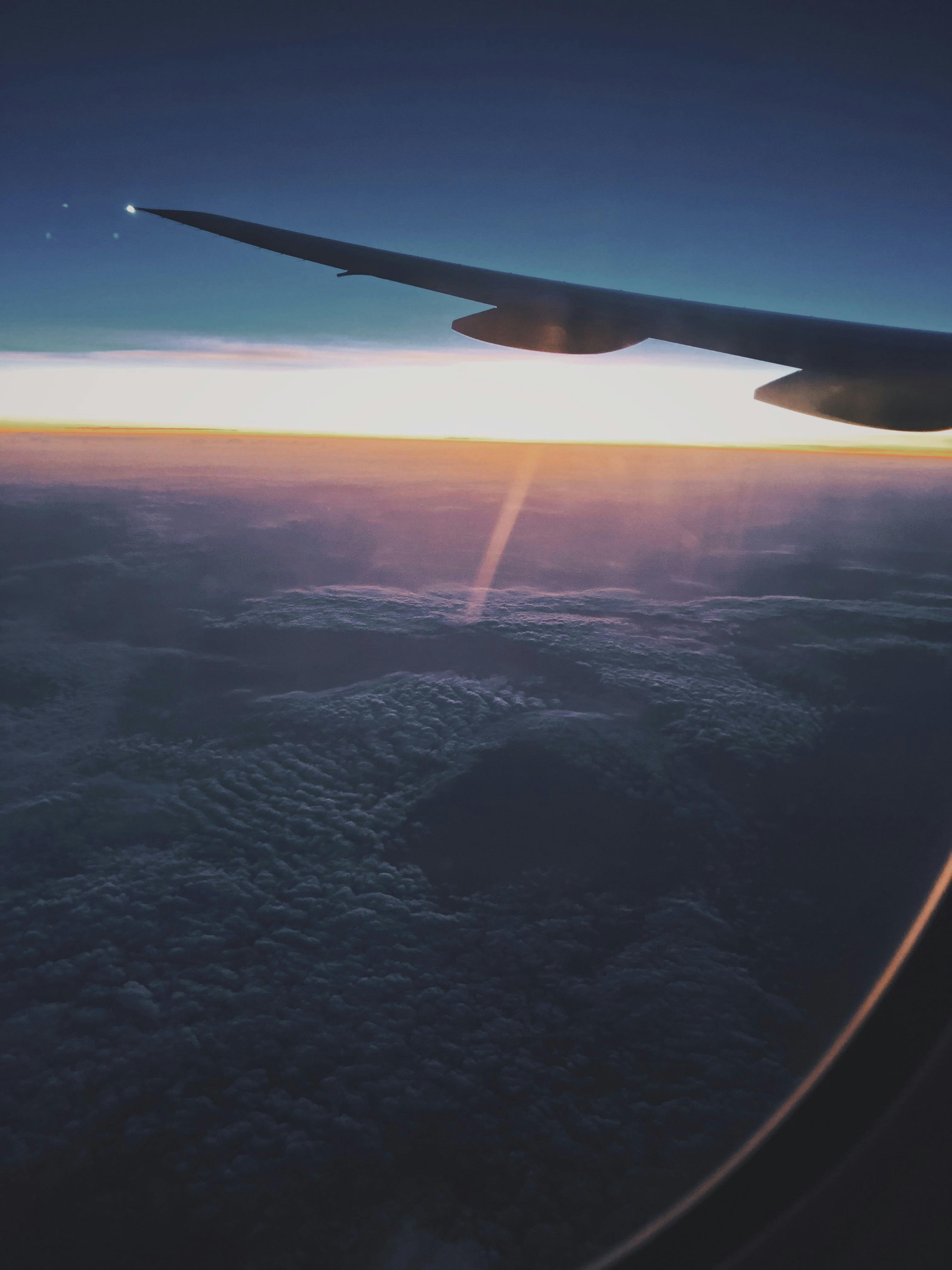 White Airplane on Track · Free Stock Photo