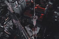High Angle Photography of a City