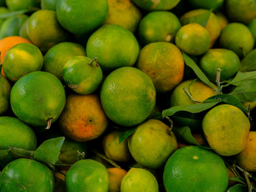 Close-up of a Pile of Limes 