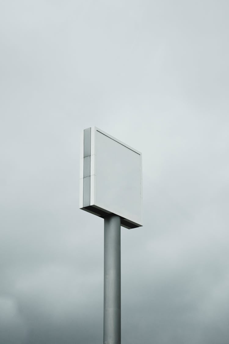 Empty Billboard Post