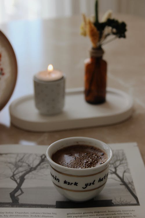 Cup of Coffee on the Table 