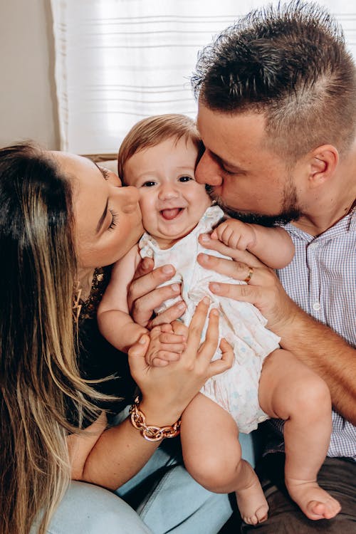 Portrait of Parents with their Baby