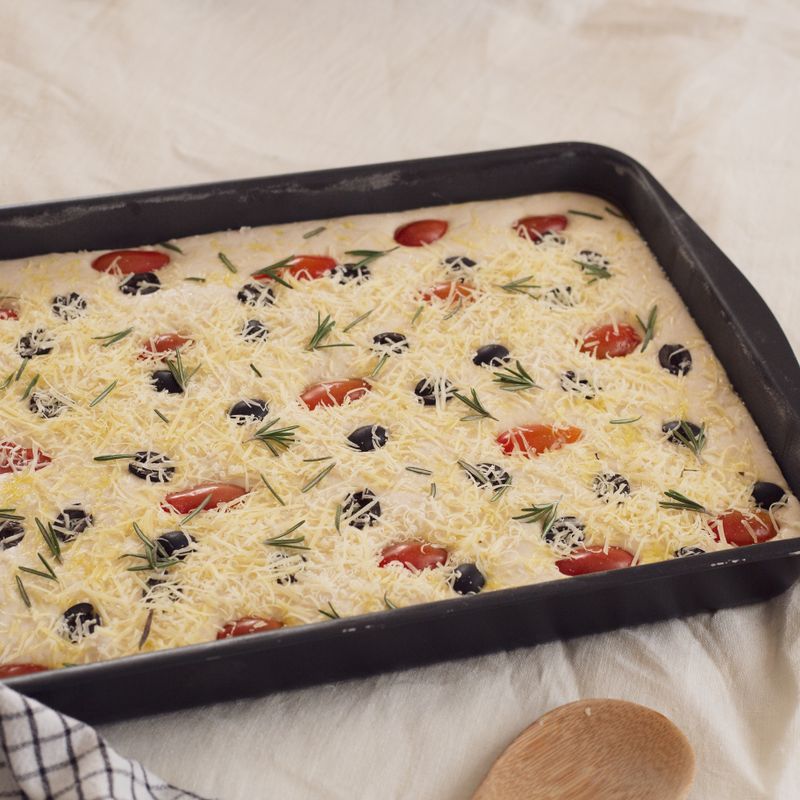 Italian Focaccia Rolls with Rosemary