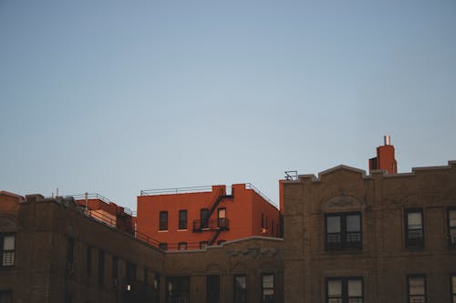 Brown and Orange Concrete Buildings