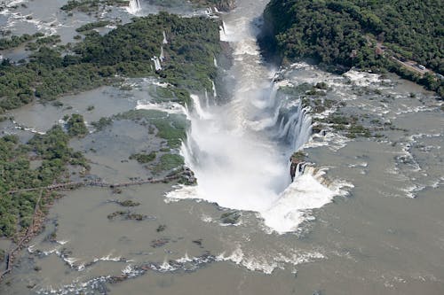 Ilmainen kuvapankkikuva tunnisteilla droonikuva, Etelä-Amerikka, iguazu