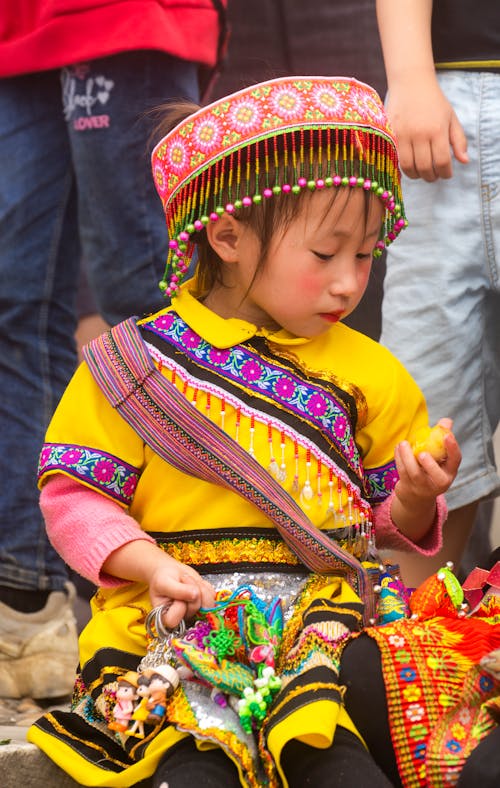 Child in Traditional Clothing