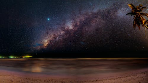 Imagine de stoc gratuită din Calea Lactee, cer de noapte, faleză