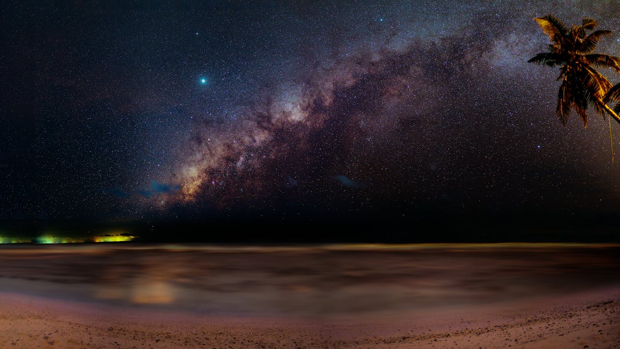 Imagine de stoc gratuită din Calea Lactee, cer de noapte, faleză