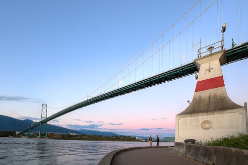 Free stock photo of bridge, inlet, lighthouse