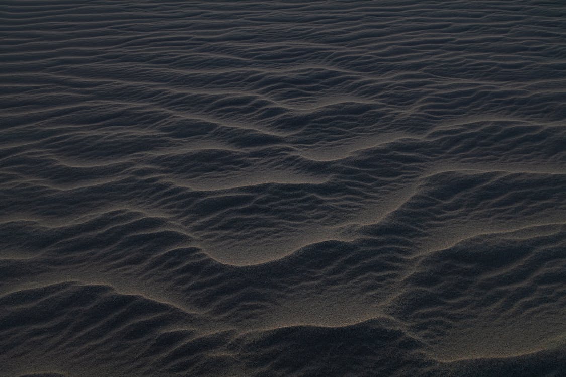 Wavy Sand on Desert