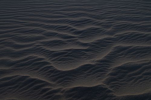 Free Ridges of sand creating wavy patterns at Wilsons Promontory, Australia. Stock Photo