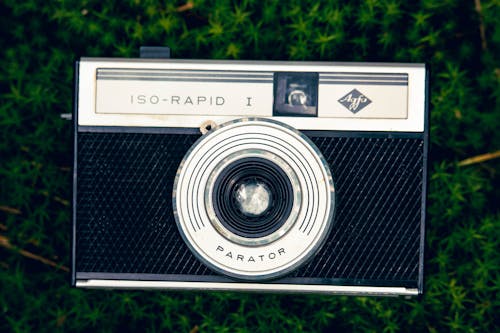 Close up of Vintage Camera