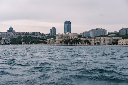 Sea Coast near Dolmabahce Palace in Istanbul