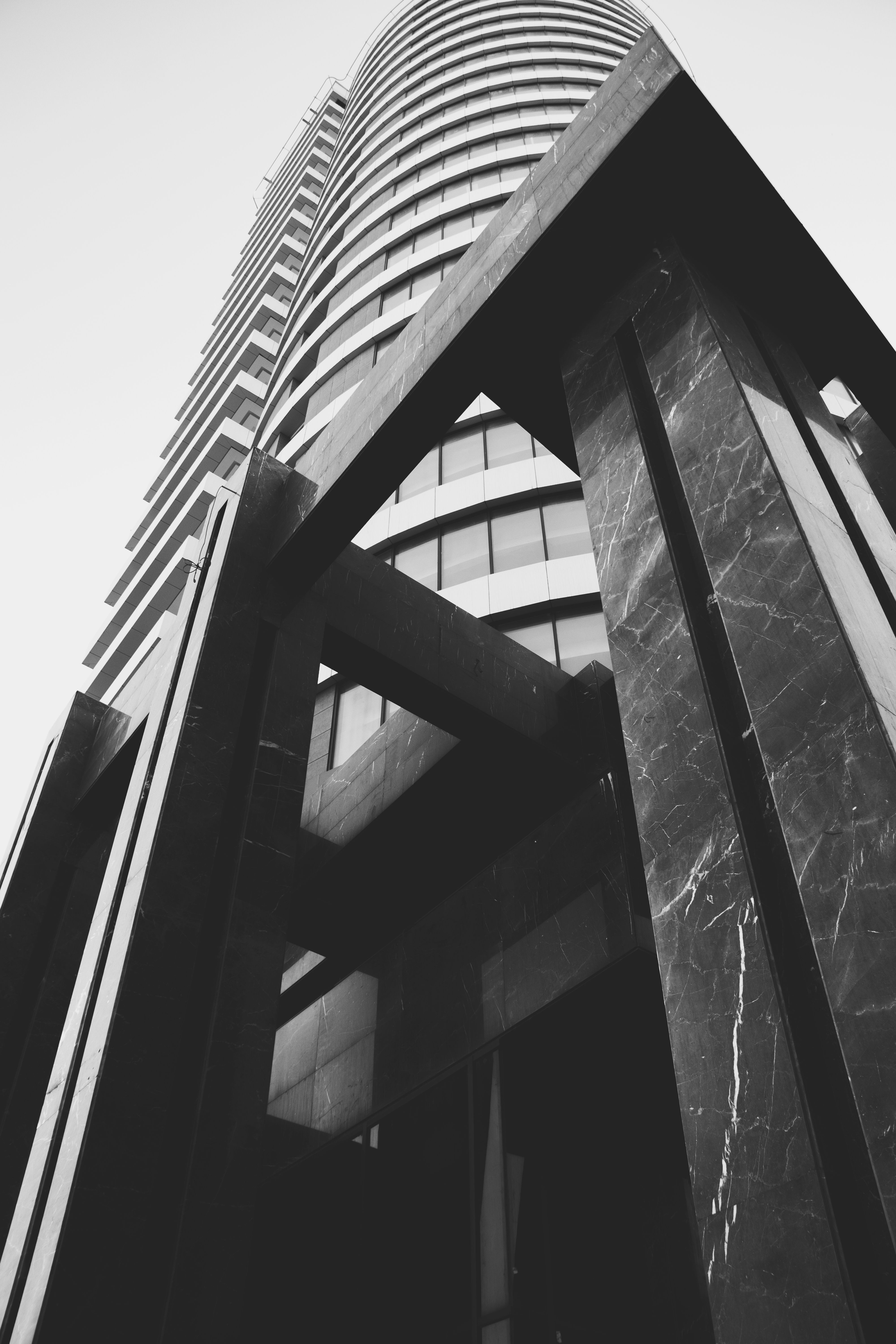 Low Angle Shot of a Modern Skyscraper · Free Stock Photo