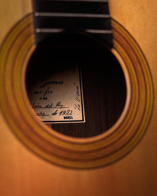 Close-up of a Classical Guitar 