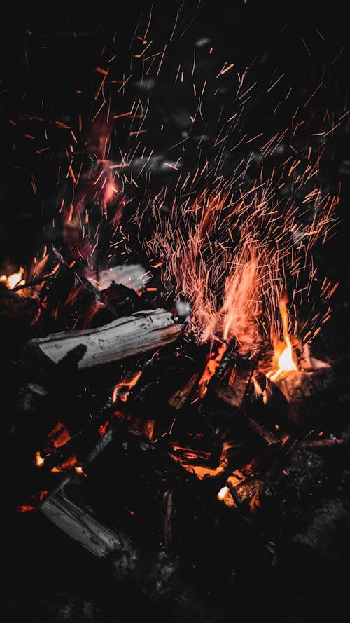 Flames in Bonfire