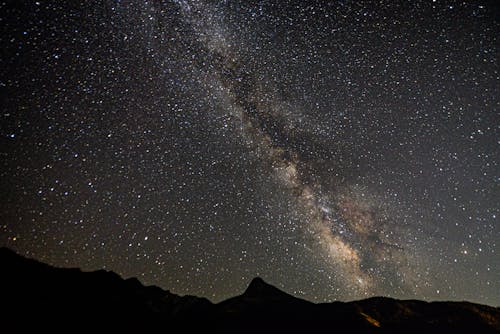 Бесплатное стоковое фото с гора, звезды, космос