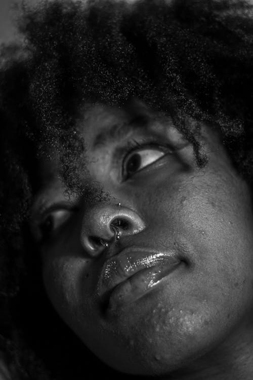 Ingyenes stockfotó afro, álló kép, fekete-fehér témában