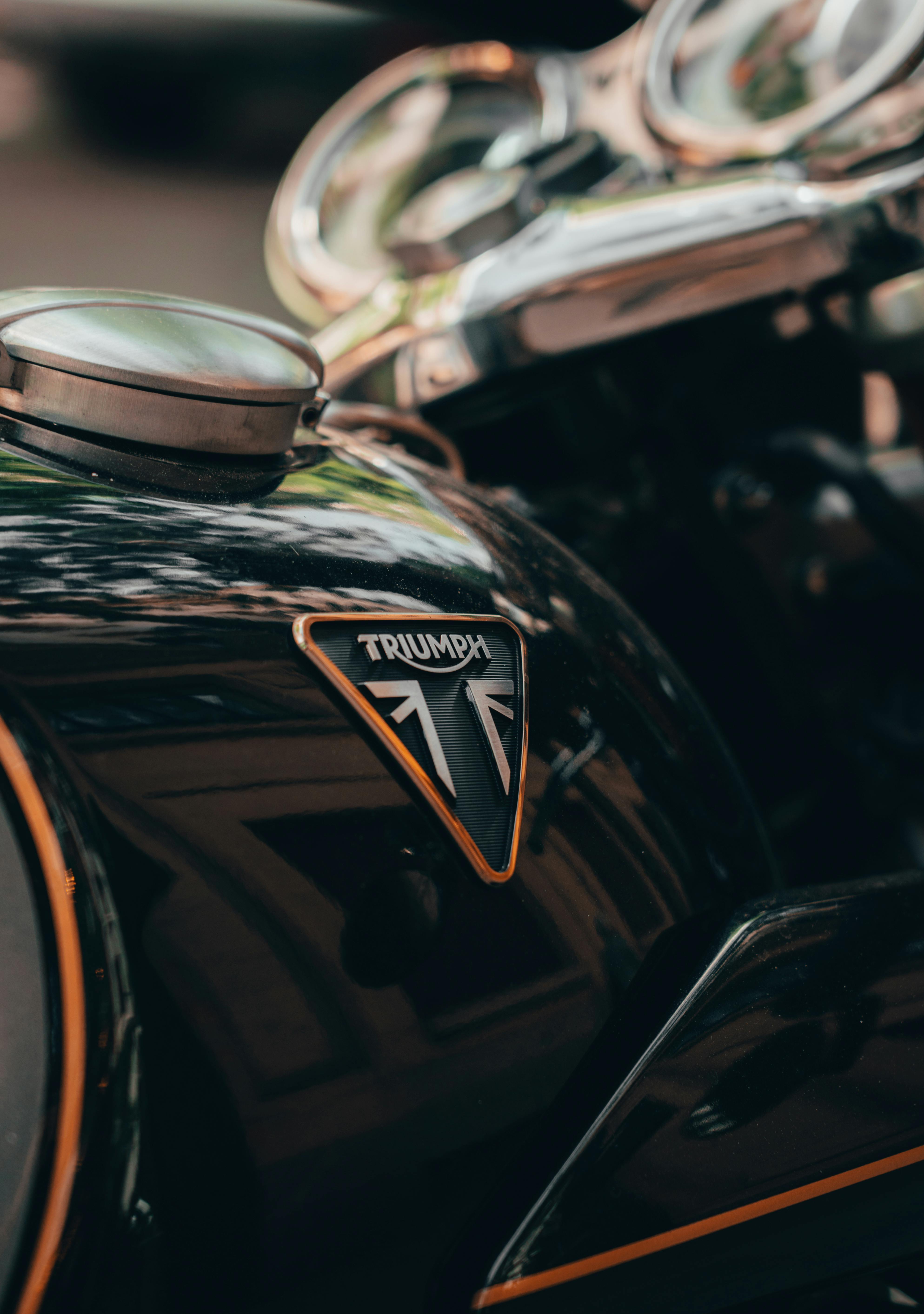 triumph emblem on vehicle