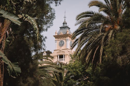 Clock Tower of Malaga City Hall