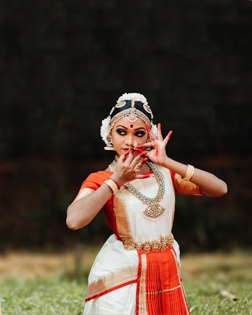 Dancer in Traditional Indian Dress