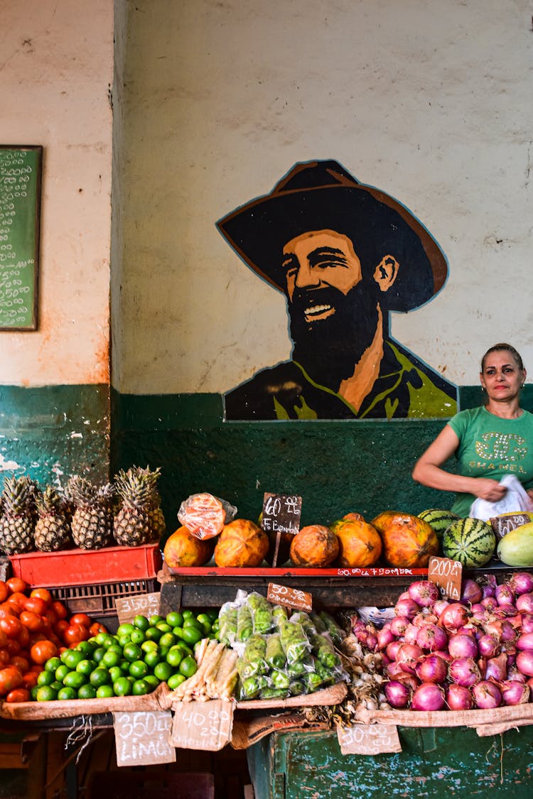 Woman Selling Fruits