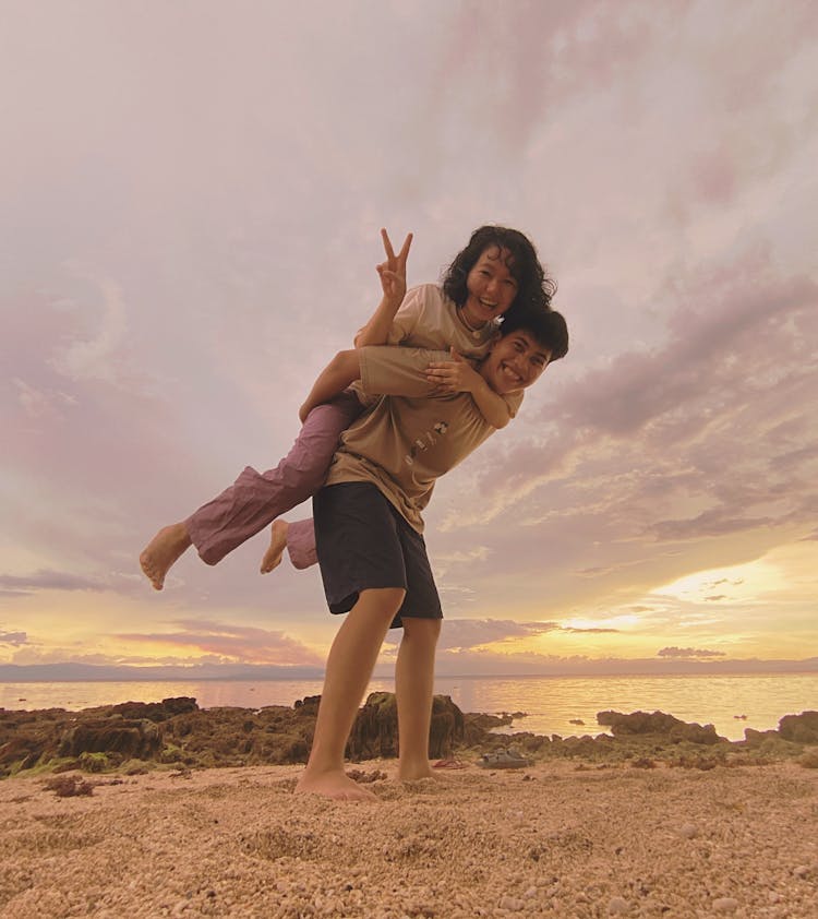 A Couple On The Beach