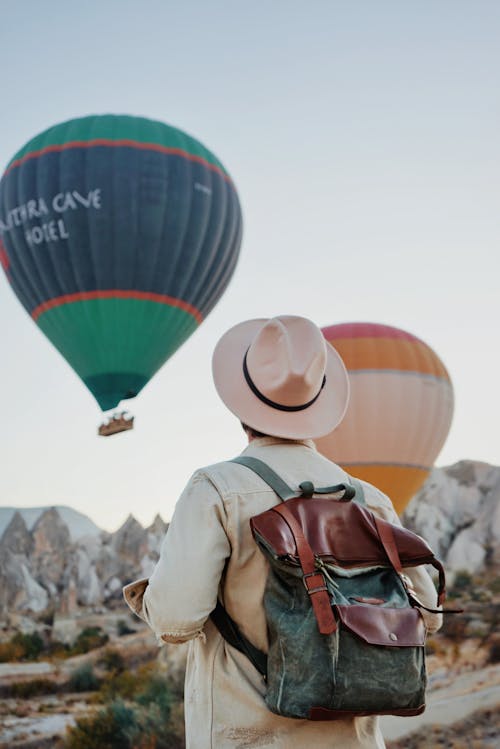 Kostenloses Stock Foto zu abenteuer, berge, cappadocia