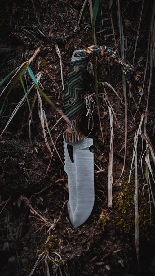 Sharp Penknife on a Ground