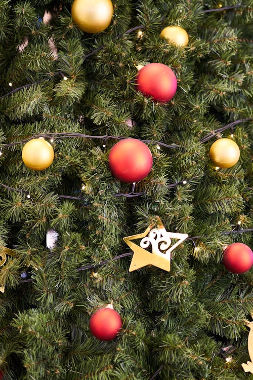 Baubles on Christmas Tree