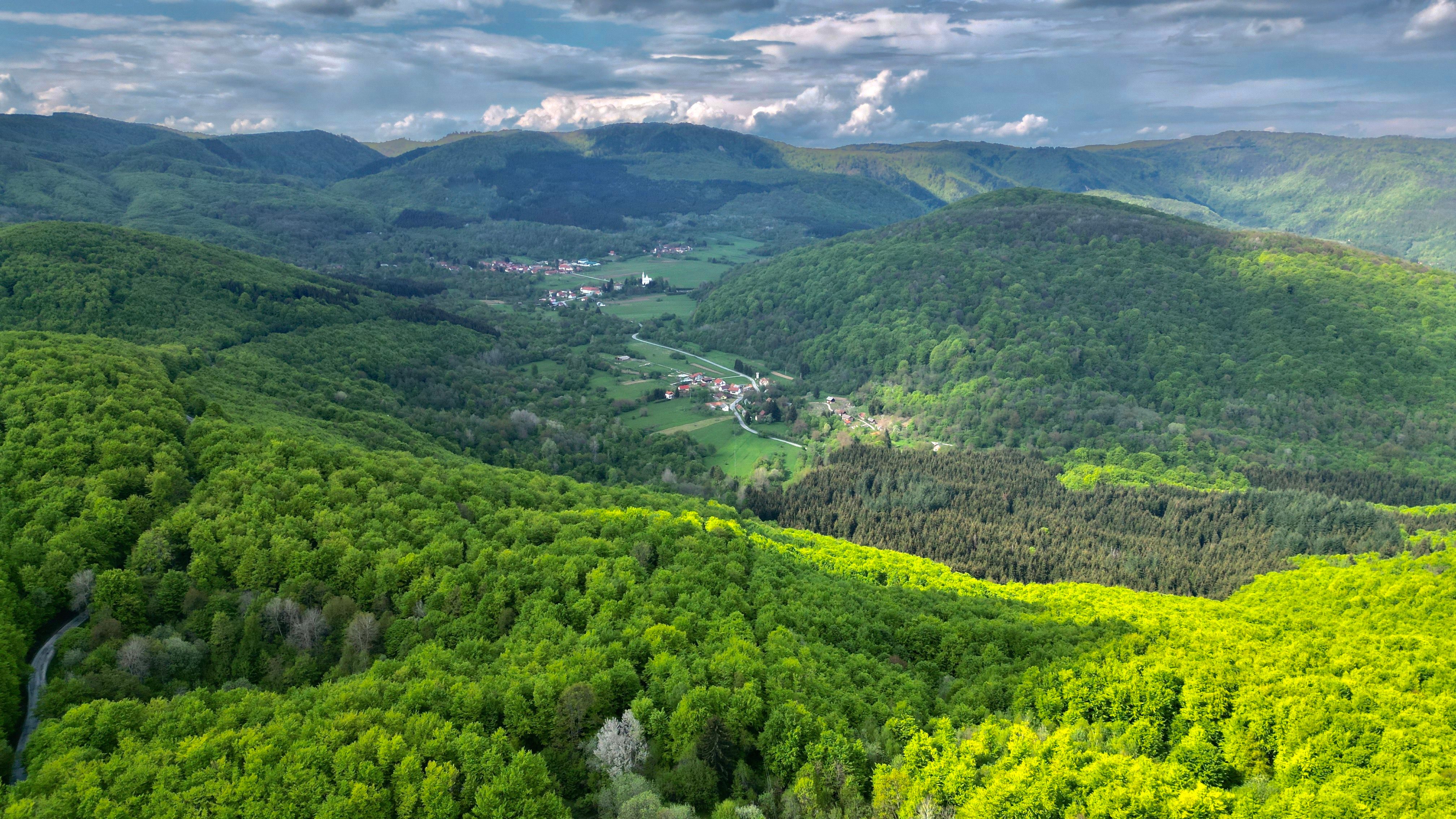Punkt widokowy nad doliną