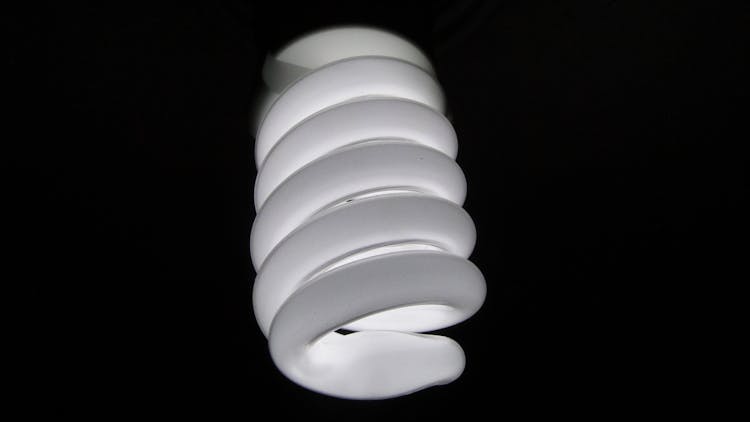 Spiral White Light Bulb