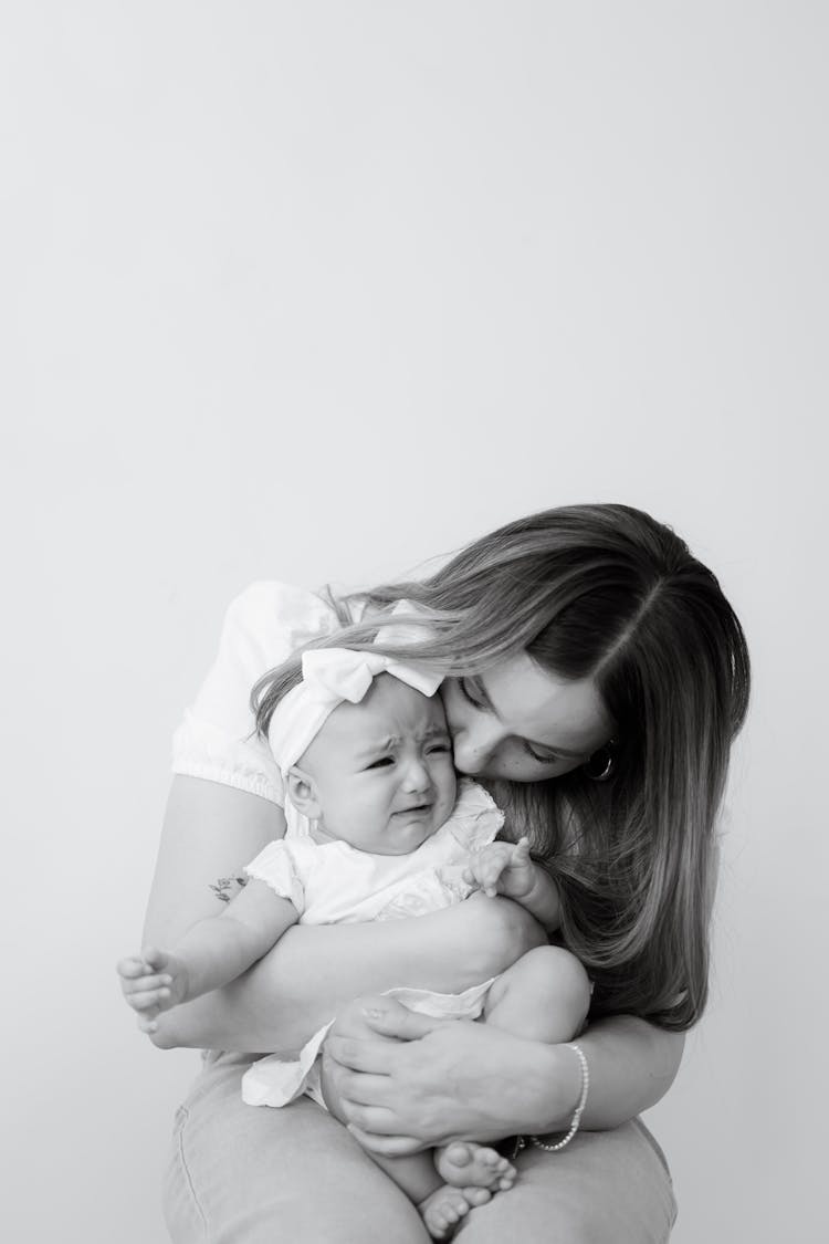 Mother With Crying Baby