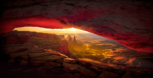 Gratis lagerfoto af aften, arches national park, arizona