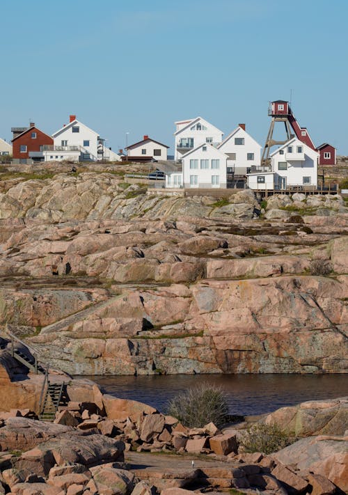 Houses on a Stone Shore
