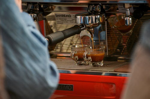 Free stock photo of coffee, coffee machine