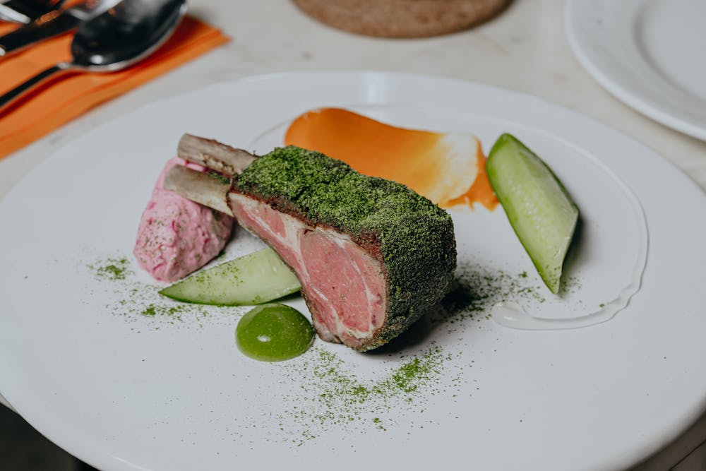 Herb-Crusted Neck of Lamb