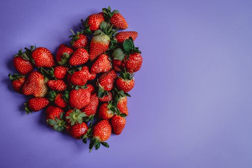 Display of Delicious Strawberries